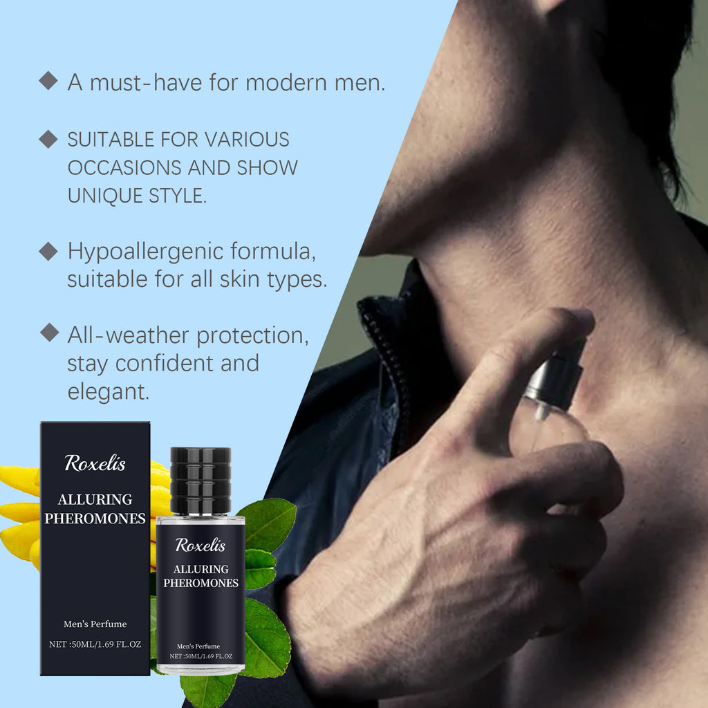 Parfum Roxelis pour homme, senteur bergamote