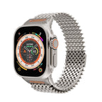 Bracelet métallique magnétique compatible Apple Watch, trois coloris