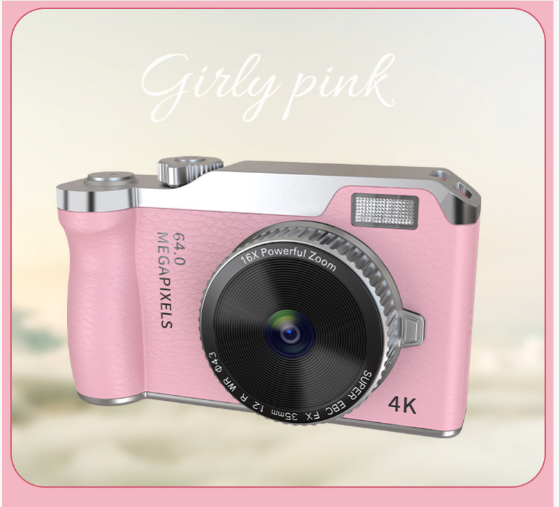 Appareil photo numérique rétro, quatre coloris au choix