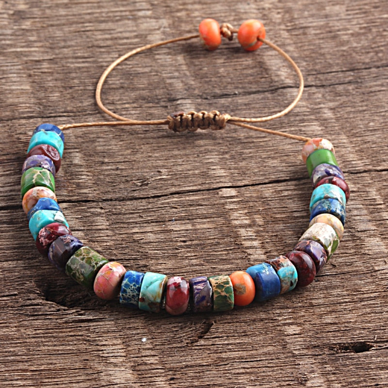 BRACELET CHAKRA EN PIERRE NATURELLE
