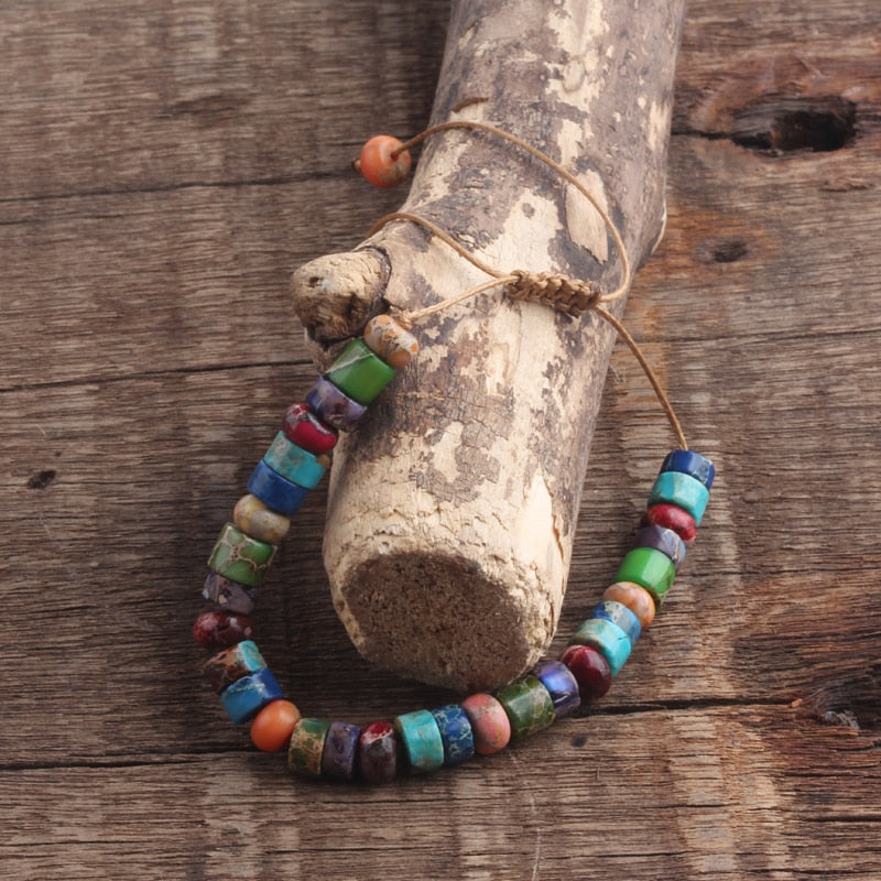 BRACELET CHAKRA EN PIERRE NATURELLE