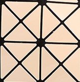SAC À MAIN À CARREAUX GEOMETRIQUE PLIÉ
