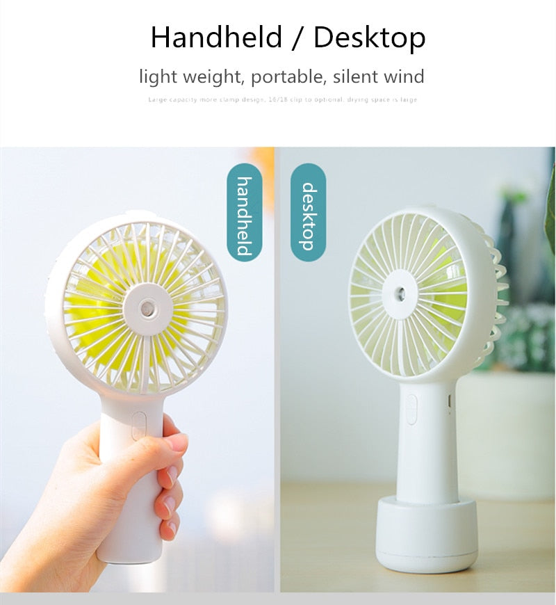 VENTILATEUR ÉLECTRIQUE PORTABLE À JET D'EAU