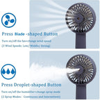 VENTILATEUR ÉLECTRIQUE PORTABLE À JET D'EAU