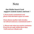 PORTEFEUILLE AVEC CARTE D'INSERTION