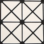 SAC À MAIN À CARREAUX GEOMETRIQUE PLIÉ