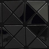 SAC À MAIN À CARREAUX GEOMETRIQUE PLIÉ