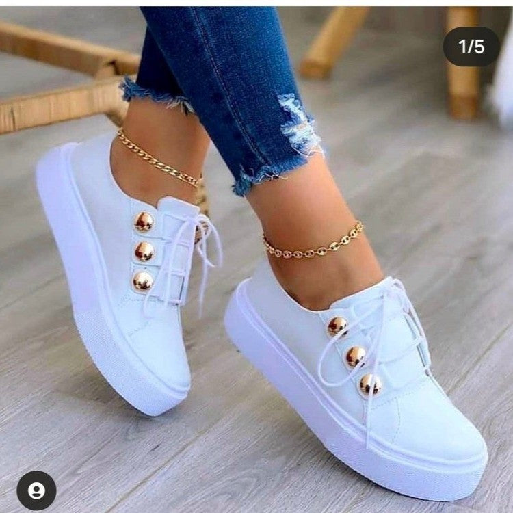 CHAUSSURES À SEMELLE COMPENSEE POUR FEMMES