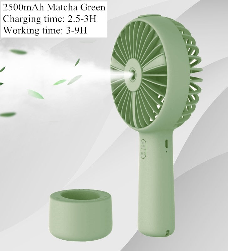 VENTILATEUR ÉLECTRIQUE PORTABLE À JET D'EAU