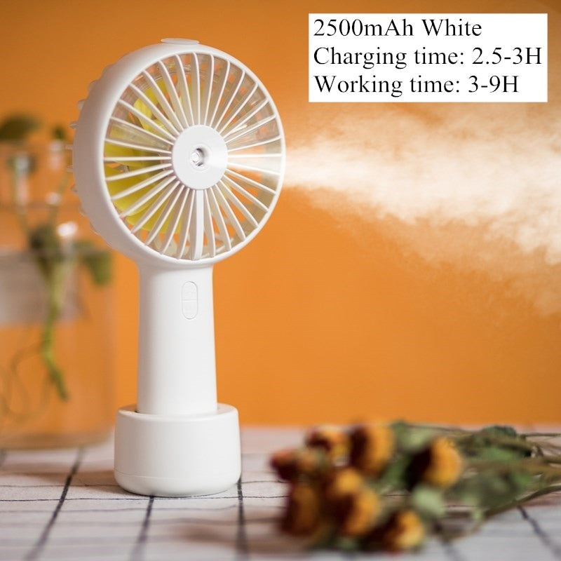 VENTILATEUR ÉLECTRIQUE PORTABLE À JET D'EAU