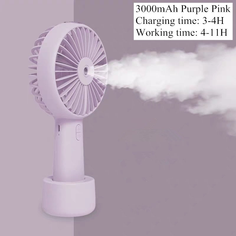 VENTILATEUR ÉLECTRIQUE PORTABLE À JET D'EAU