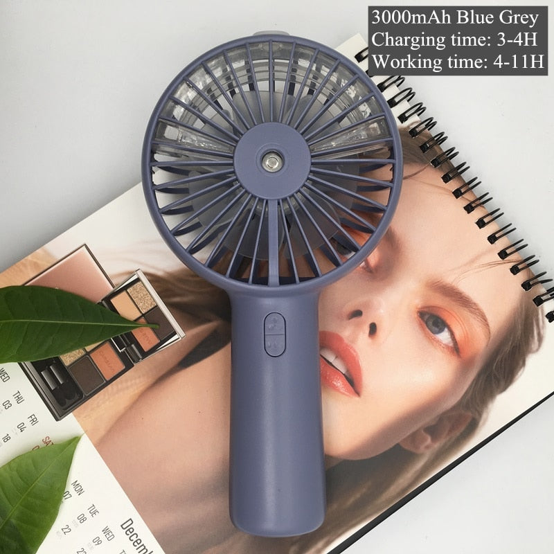 VENTILATEUR ÉLECTRIQUE PORTABLE À JET D'EAU