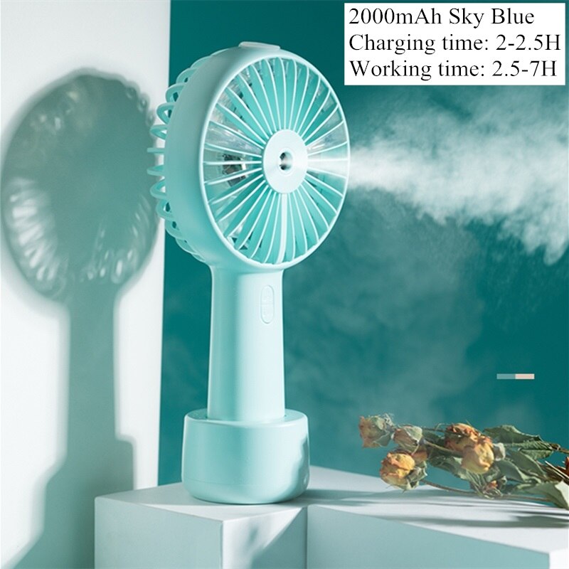 VENTILATEUR ÉLECTRIQUE PORTABLE À JET D'EAU
