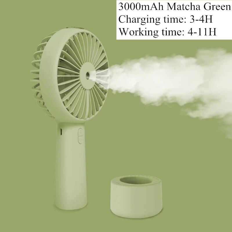 VENTILATEUR ÉLECTRIQUE PORTABLE À JET D'EAU