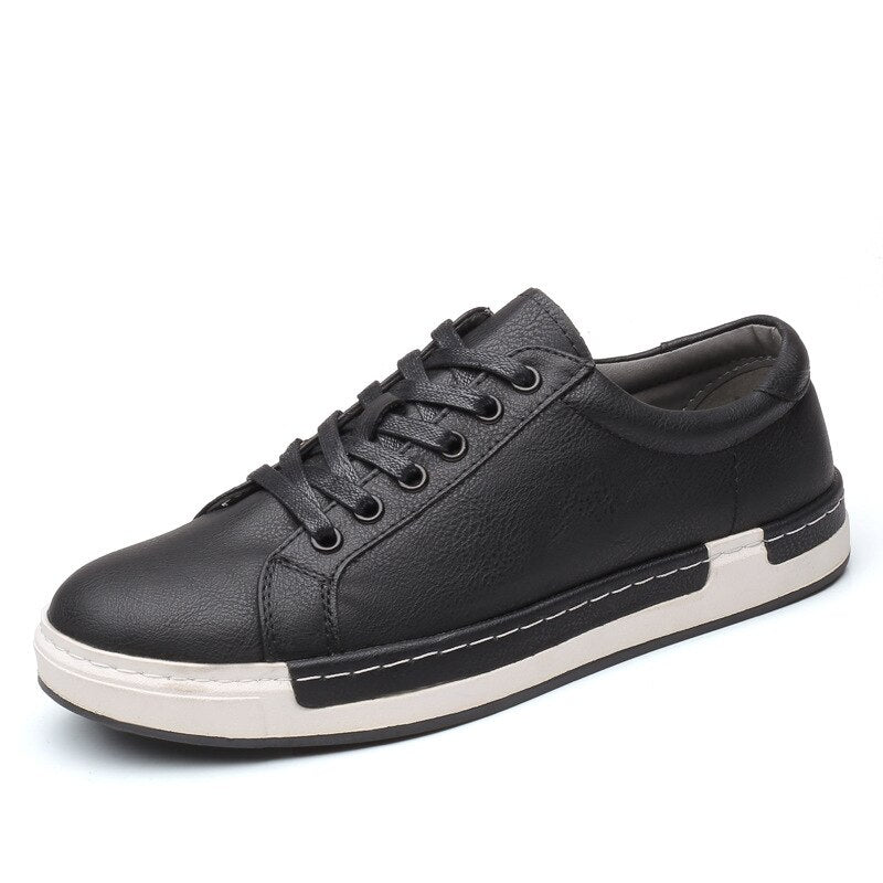 CHAUSSURES EN CUIR VÉRITABLE VINTAGE