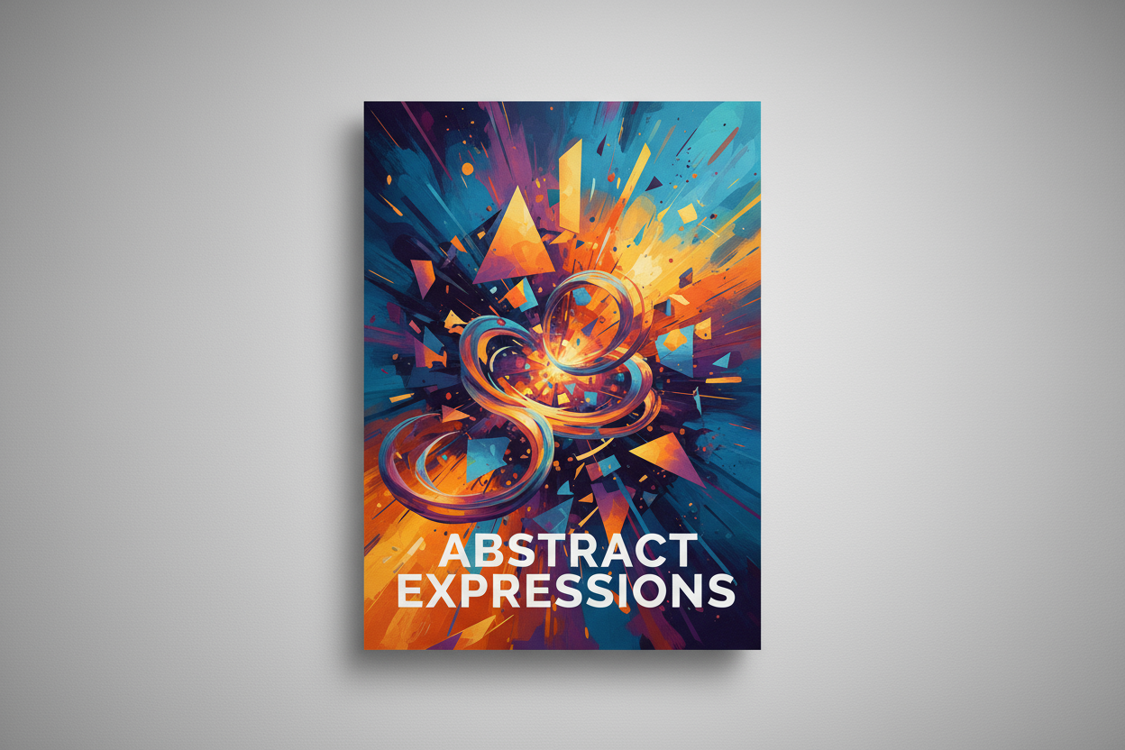 Affiche d'art abstrait