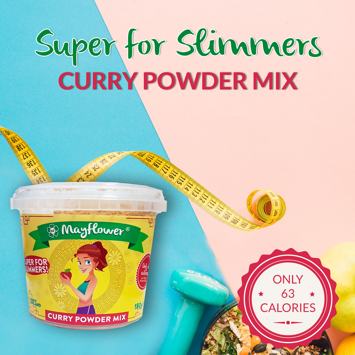POUDRE DE CURRY SLIMMERS - MAYFLOWER - BOSSOUASHOP