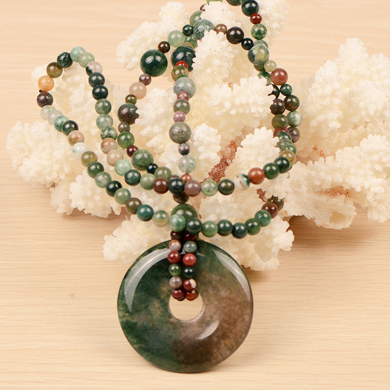 COLORFUL JADE STONE PENDANT
