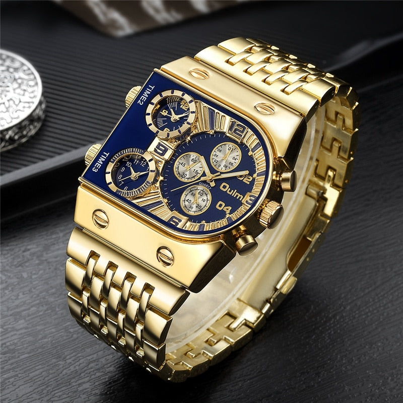 MONTRE-BRACELET À QUARTZ POUR HOMMES