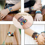 BRACELET MULTICOLORE FAIT A LA MAIN - BOSSOUASHOP