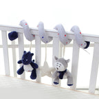 SPIRAL HANGING PLUSH RATTLE
