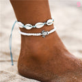 BRACELET DE CHEVILLE MULTICOUCHES