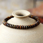 BRACELET TISSÉ EN FORME DE DISQUE FAIT À LA MAIN - BOSSOUASHOP