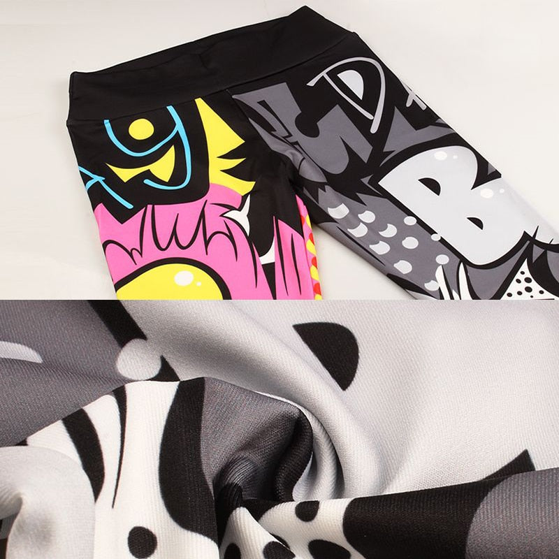 LEGGINGS À IMPRIMÉ DE DESSIN ANIMÉ