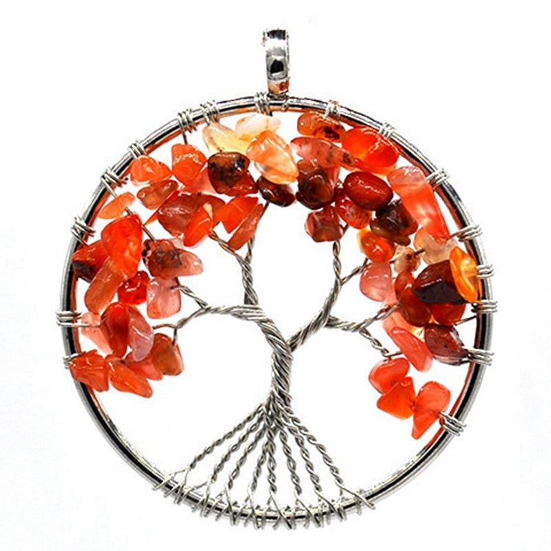 NECKLACES WITH PENDANT IN NATURAL STONES 
