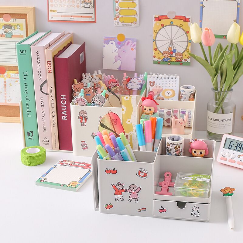 ABS MULTIFUNCTION DESK ORGANIZER 