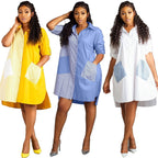 CHEMISE ROBE - MODE CHIC PATCHWORK