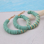 BOUCLES D'OREILLES EN ARGILE DOUCE