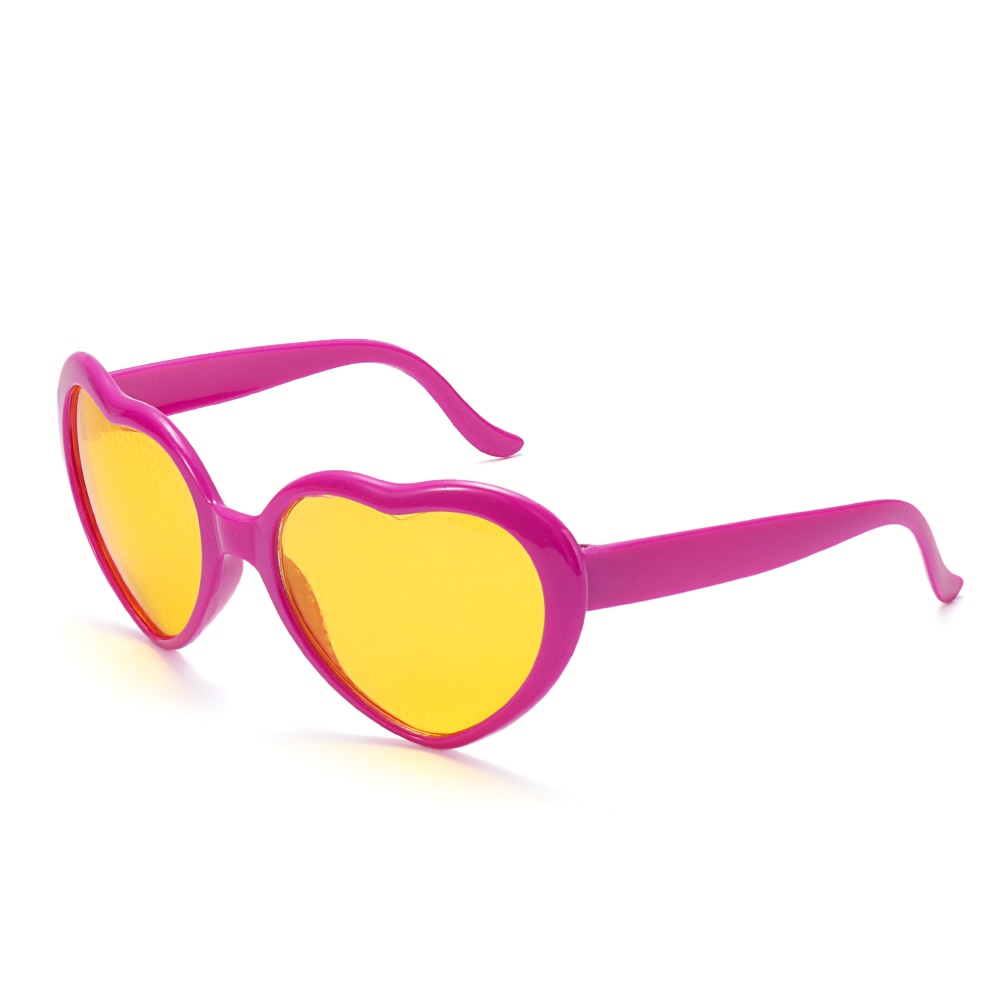 LUNETTES EN FORME DE COEUR A EFFETS DE DIFFRACTION POUR  FEMMES - BOSSOUASHOP