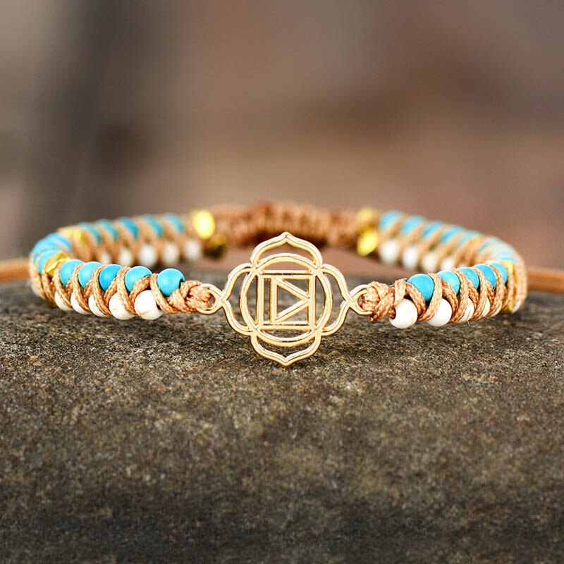 BRACELET A BRELOQUES EN PIERRE SEMI-PRECIEUSE - BOSSOUASHOP