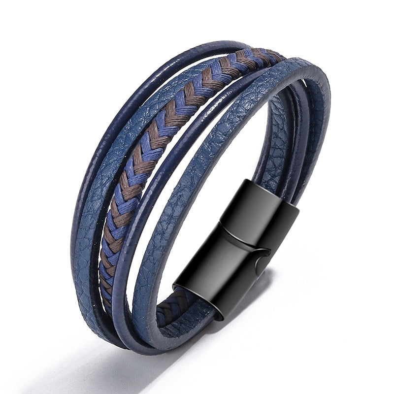 UNISEX GENUINE LEATHER FASHION BRACELET 