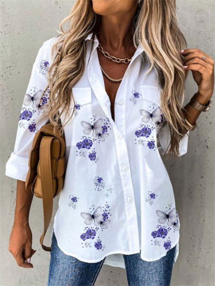 CHEMISE DÉCONTRACTÉE À MANCHES LONGUES