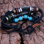 HANDMADE VINTAGE LEATHER MULTILAYER STRAP