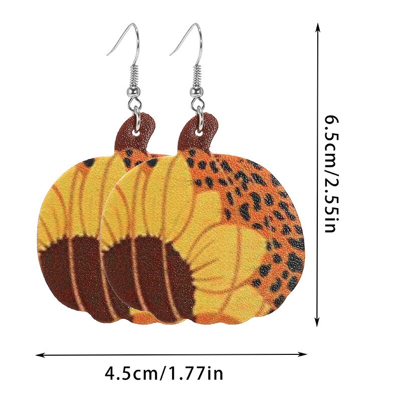 MAPLE LEATHER EARRINGS