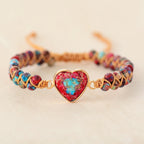 BRACELET JASPER COEUR PASSIONNÉ - BOSSOUASHOP
