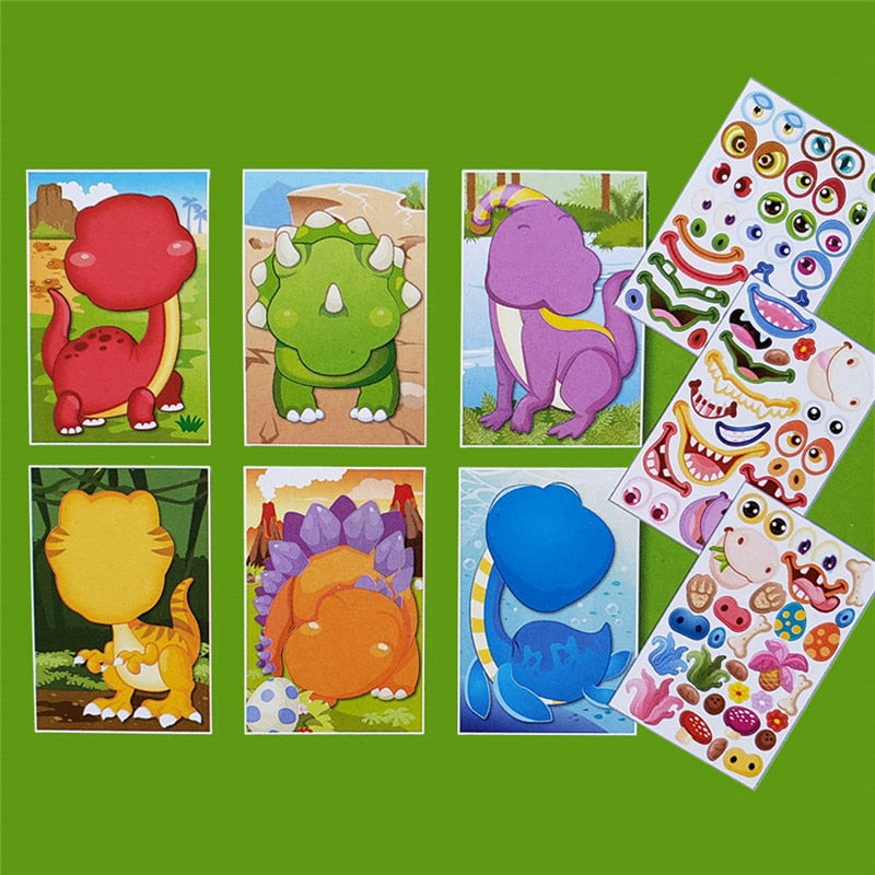 PRINCESS MAKE-A-FACE STICKERS 