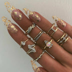 ENSEMBLE DE BAGUES BOHO