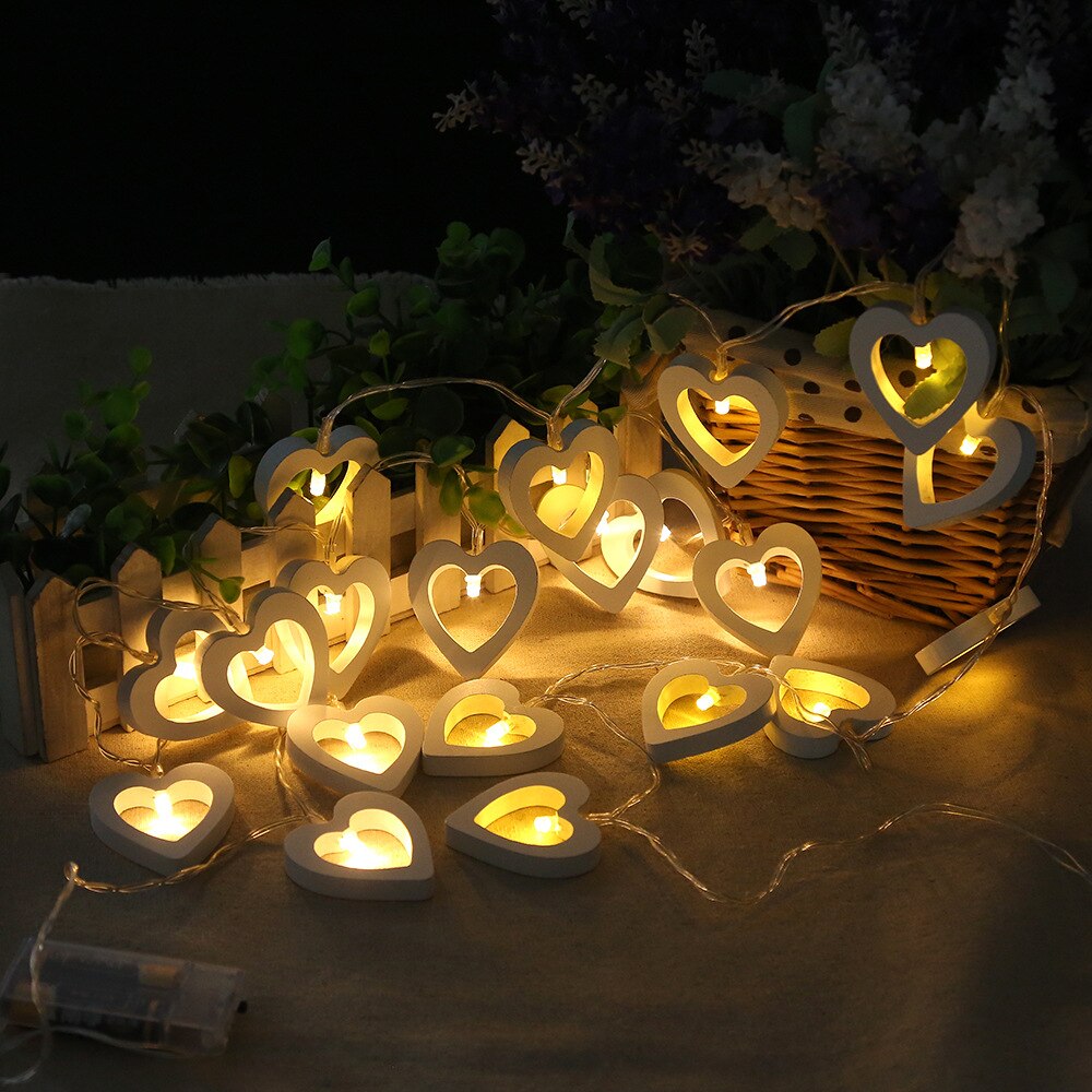 GUIRLANDE 10 LUMIÈRES EN BOIS