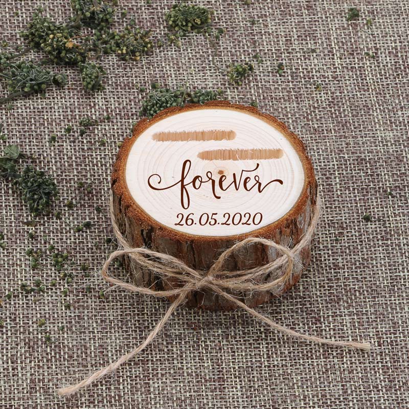 BOITE A BIJOUX RUSTIQUE EN BOIS (idéal fiançailles) - BOSSOUASHOP