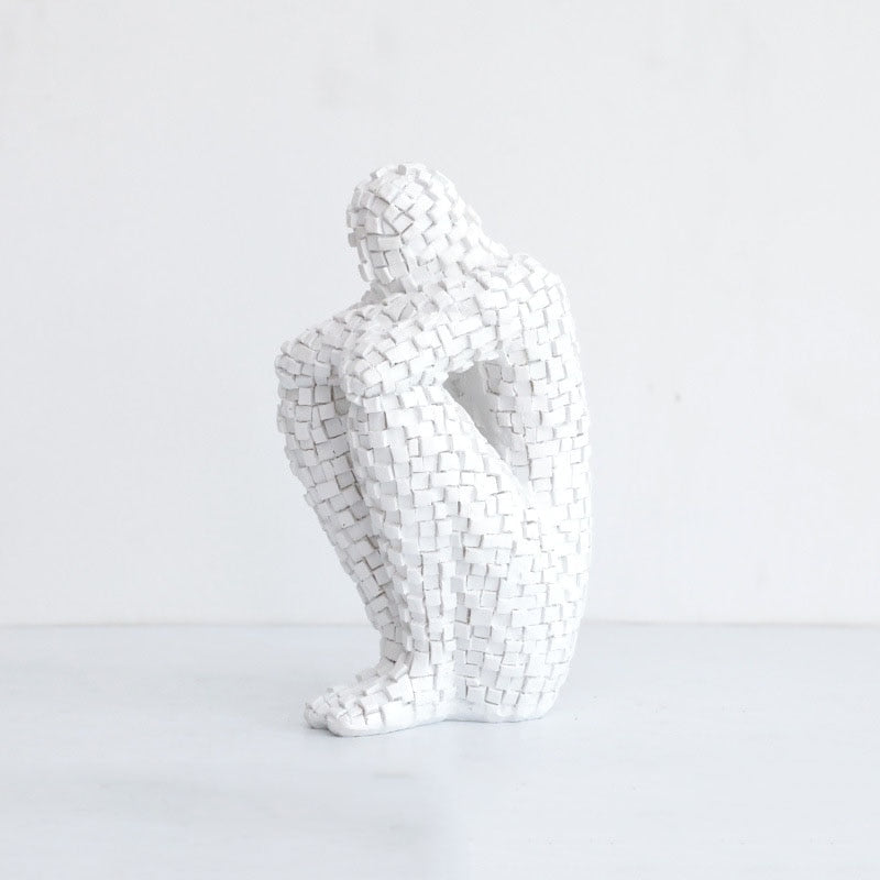 SCULPTURE NORDIQUE EN RÉSINE POUR LA MAISON