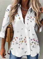 CHEMISE DÉCONTRACTÉE À MANCHES LONGUES