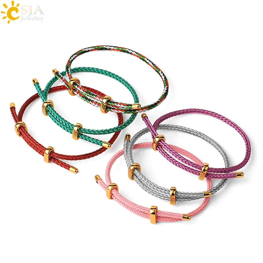 BRACELET A FIL ROUGE PORTE-BONHEUR - BOSSOUASHOP