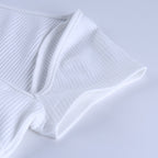 WHITE COTTON SHORT SLEEVE TOP 