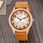 MONTRE -BRACELET EN BOIS IMITATION CERF-UNISEXE - BOSSOUASHOP