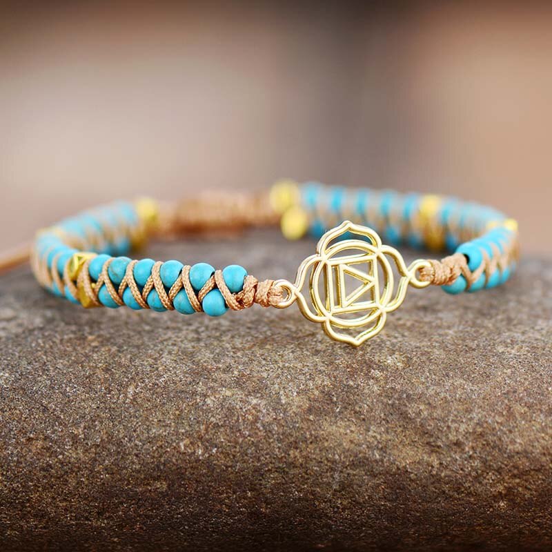 BRACELET A BRELOQUES EN PIERRE SEMI-PRECIEUSE - BOSSOUASHOP