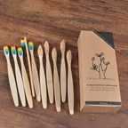 BROSSE A DENTS ÉCOLOGIQUE EN BAMBOU (10 pièces )